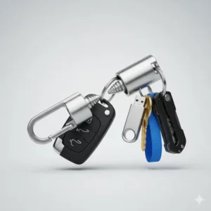 Versatile usage: a quick disconnect key ring is perfect for attaching small tools, lanyards, or USB drives.